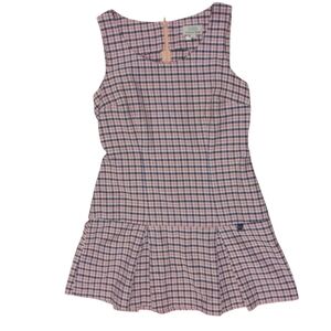 Vintage GUESS Plaid School Girl Baby Doll Pleated Skirt Dress Ladies Size 7